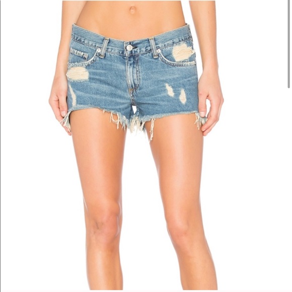 rag & bone Pants - NWOT Rag & Bone Washed Denim Shorts